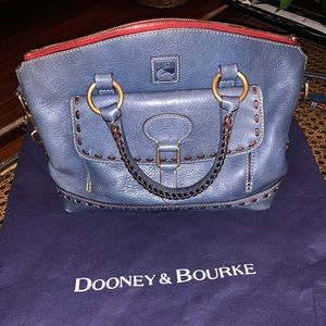 Dooney and Bourke blue leather purse